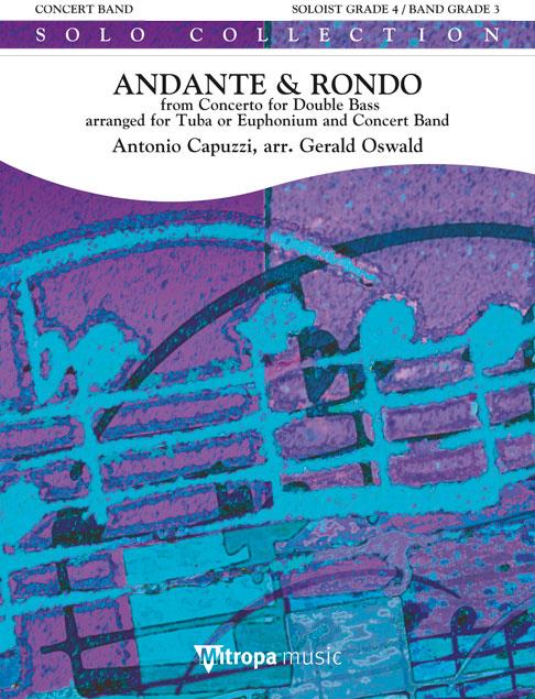 Andante & Rondo - from Concerto for Double Bass arranged for Tuba or Euphonium and Concert Band - noty pro koncertní orchestr